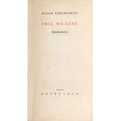 Imię własne. Opowiadania