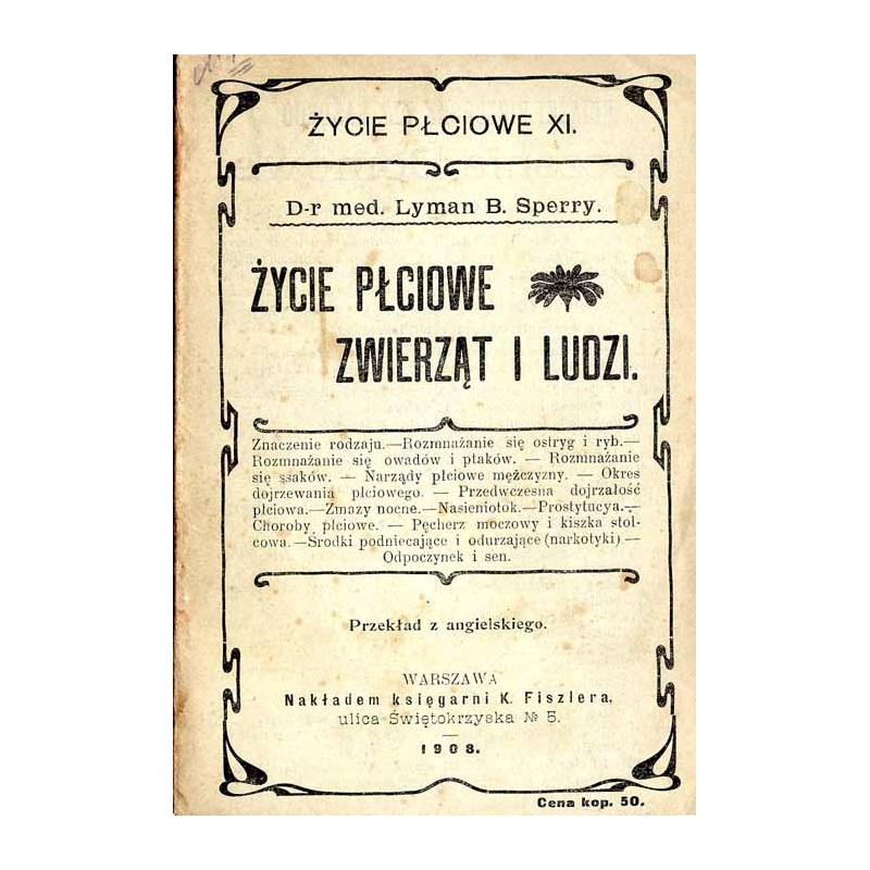 Życie płciowe zwierząt i ludzi