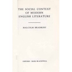 The social context of Modern Englisch Literature