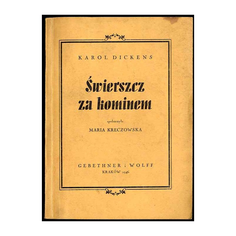 Świerszcz za kominem