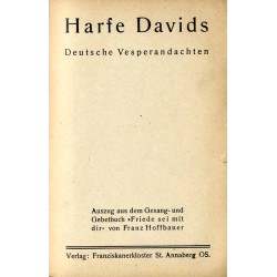 Harfe Davids. Deutsche Vesperandachten