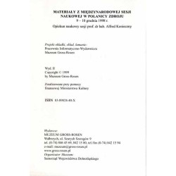 Narody Europy w KL Gross-Rosen. Materiały z międzynarodowej sesji naukowej 8-9 czerwca 1995 roku Polanica Zdrój