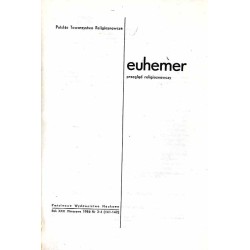 Euhemer. Przegląd religioznawczy. R.1986. Nr 3-4 (141-142)