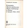Koncepcje ideowo-polityczne obozu rządzącego w latach 1926-1935