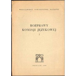 Rozprawy Komisji Językowej I