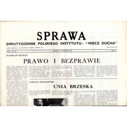 Sprawa. Dwutygodnik Polskiego Instytutu: "Miecz Ducha"  The Common Cause. Fortnightly of the Polish Section of the "Sword of th