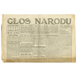 Głos Narodu. R.25 (1917). Nr 115 (16 maja 1917). Wydanie wieczorne