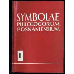 Symbolae Philologorum Posnaniensium Graecae et Latinae. Vol. 2. 1974