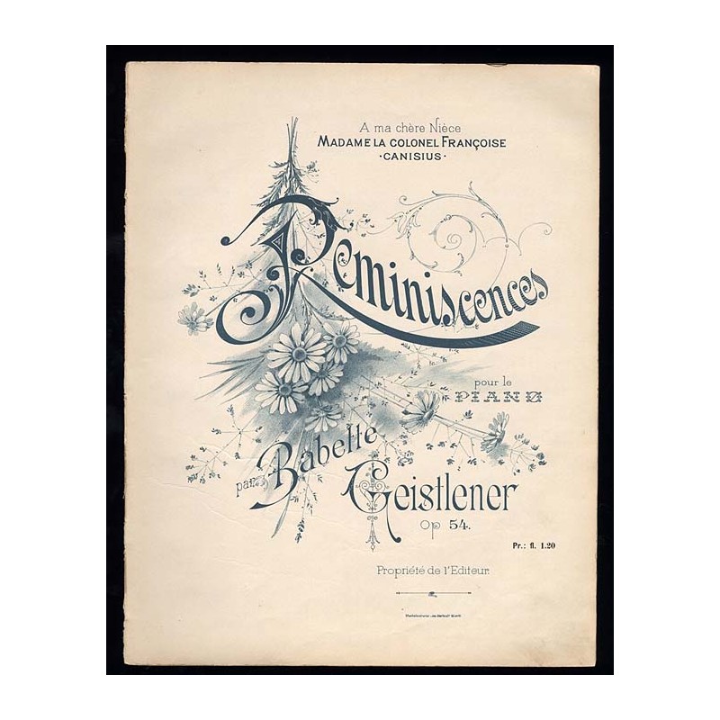 Reminiscences. Op. 54