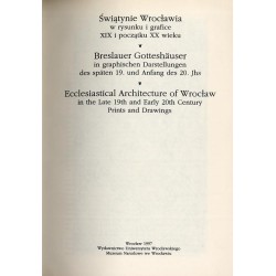 Świątynie Wrocławia w rysunku i grafice XIX i początku XX wieku
