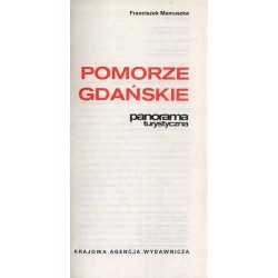 Pomorze Gdańskie. Panorama turystyczna