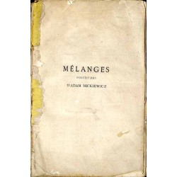 Mélanges posthumes d'Adam Mickiewicz. Série 1