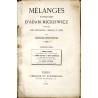 Mélanges posthumes d'Adam Mickiewicz. Série 1