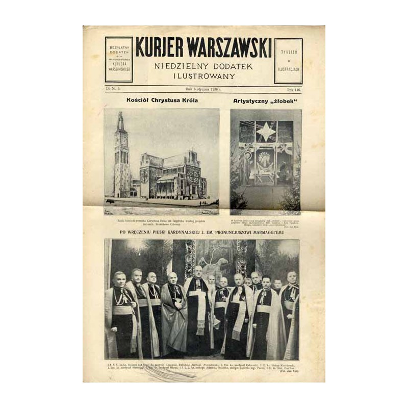 Kurjer Warszawski. Niedzielny dodatek ilustrowany. R.116 (1936). Nr 5 (5 stycznia 1936)