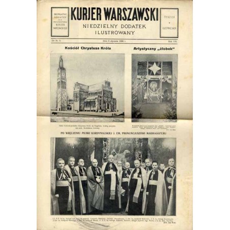Kurjer Warszawski. Niedzielny dodatek ilustrowany. R.116 (1936). Nr 5 (5 stycznia 1936)