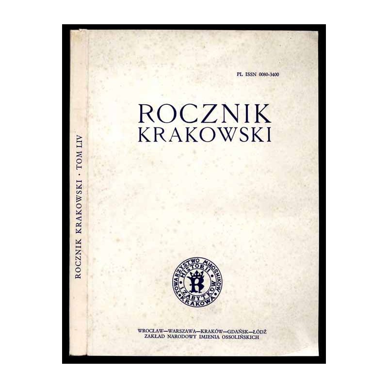 Rocznik Krakowski. T.54 (1988)