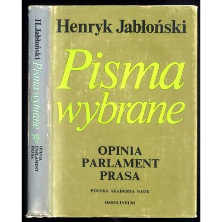 Opinia, parlament, prasa. Wstęp do badań roli opinii publicznej w epoce rozkwitu kapitalizmu