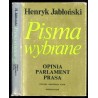 Opinia, parlament, prasa. Wstęp do badań roli opinii publicznej w epoce rozkwitu kapitalizmu
