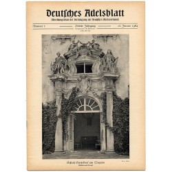 Deutsches Adelsblatt. 3. Jahrgang (1964). Nr 1 (15 I 1964) [Schloß Stetteldorf am Wagram]
