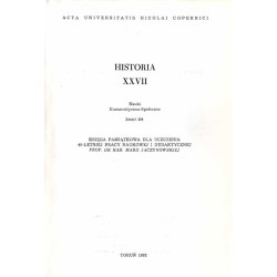 Księga pamiątkowa dla uczczenia 40-letniej pracy naukowej i dydaktycznej prof. dr hab. Marii Jaczynowskiej
