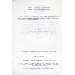 Studia nad przeszłością i dniem dzisiejszym Uniwersytetu Wrocławskiego