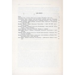 Studia nad przeszłością i dniem dzisiejszym Uniwersytetu Wrocławskiego