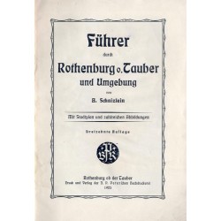 Führer durch Rothenburg o.Tauber und Umgebung