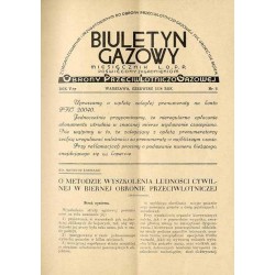 Biuletyn Gazowy. Miesięcznik L.O.P.P. poświęcony zagadnieniom ochrony przeciwlotniczo-gazowej. R.5 (1934). Nr 6 (czerwiec 1934)