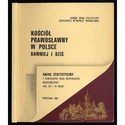 Kościół prawosławny w Polsce dawniej i dziś. Aneks statystyczny z parafialnych ksiąg metrykalnych Białostocczyzny XVIII, XIX i X