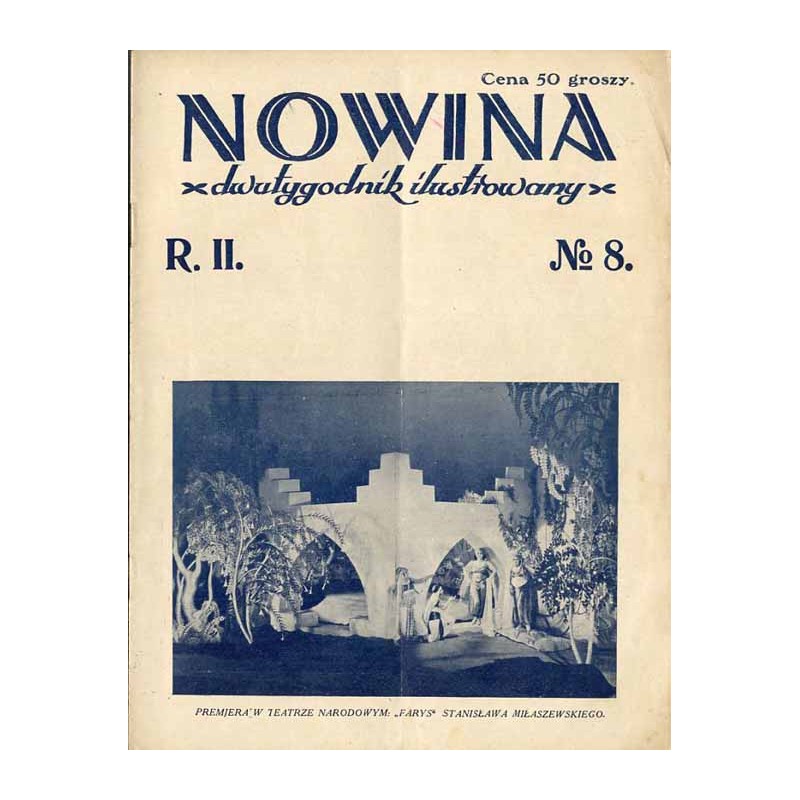 Nowina. Głos inteligencji. Dwutygodnik ilustrowany. R.2 (1927). Nr 8 (5 maj 1927)