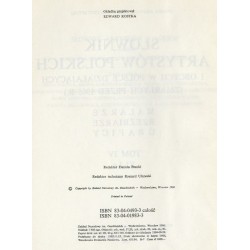Słownik artystów polskich i obcych w Polsce działających. Malarze. Rzeźbiarze. Graficy. T.4: Kl - La