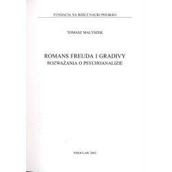 Romans Freuda i Gradivy. Rozważania o psychoanalizie