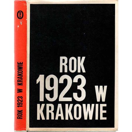 Rok 1923 w Krakowie. Rozprawy i studia