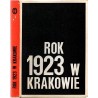 Rok 1923 w Krakowie. Rozprawy i studia