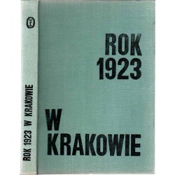 Rok 1923 w Krakowie. Rozprawy i studia