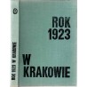 Rok 1923 w Krakowie. Rozprawy i studia