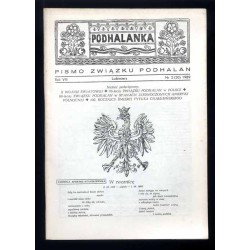 Podhalanka. Pismo Związku Podhalan. R.8 (1989). Nr 2 (20)