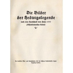 Hedwig die Heilige, Gräfin von Andechs-Diessen, Herzogin in Schlesien und Polen. Ein Zeit- und Lebensbild im Anschluss an die Bi