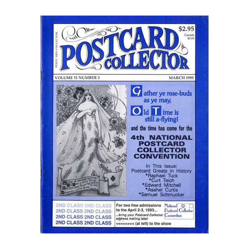 Postcard Collector. Vol.11 (1993). Nr 3 (March 1993)