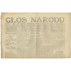 Głos Narodu. R.25 (1917). Nr 90 (16 kwietnia 1917). Wydanie popołudniowe