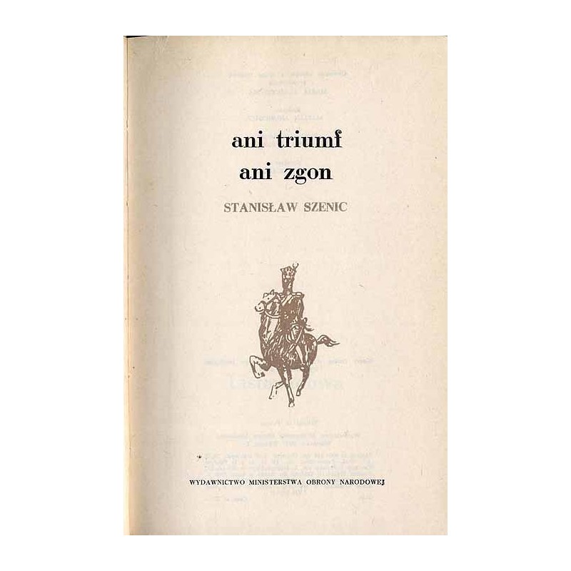 Ani triumf, ani zgon