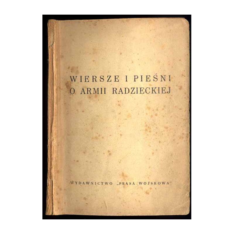 Wiersze i pieśni o Armii Radzieckiej