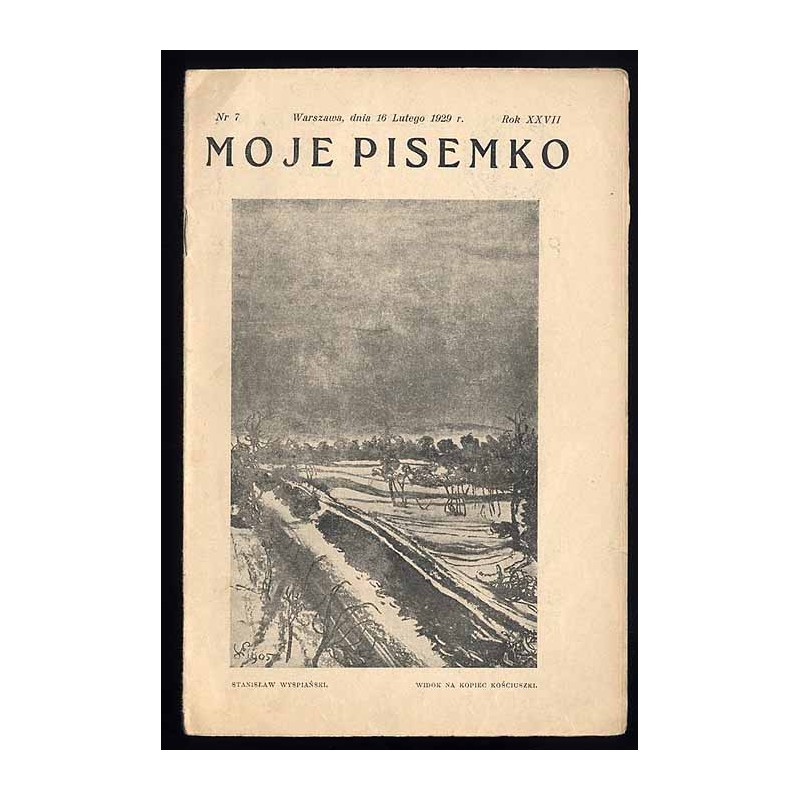 Moje Pisemko. R.27 (1929). Nr 7 (16 lutego 1929)
