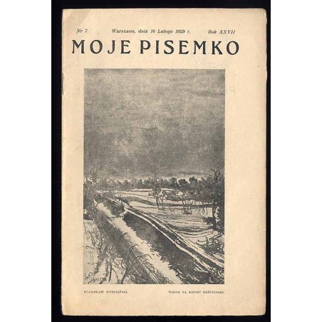 Moje Pisemko. R.27 (1929). Nr 7 (16 lutego 1929)