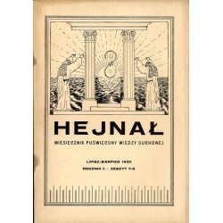 Hejnał. Miesięcznik poświęcony wiedzy duchowej. R. 2 (1930). Z. 7-8 (Lipiec-Sierpień 1930)
