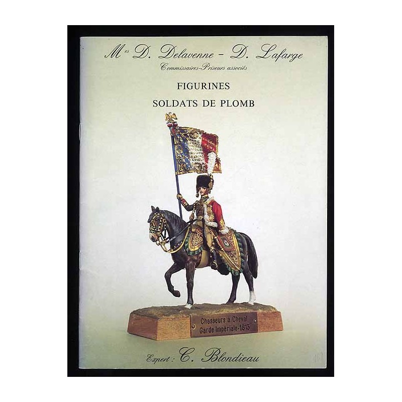 [Katalog aukcyjny] Figurines et soldats de plomb. Paris, Drouot-Richelieu [...] 2 octobre 1992, [...]