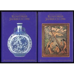 Kunstpreis Jahrbuch 1990. Deutsche und Internationale Auktionsergebnisse. Band.45 Teil 1-2 w 2 vol