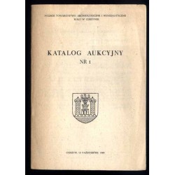 [PTAiN  Koło w Cieszynie] Katalog aukcyjny nr 1. Cieszyn, 12 października 1986