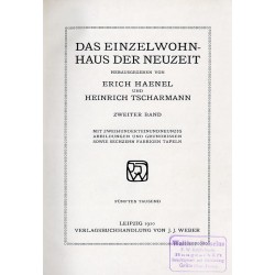 Das Einzelwohnhaus der Neuzeit. B.2