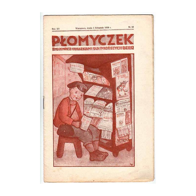 Płomyczek. Tygodnik z obrazkami dla młodszych dzieci. R.15 (1930). Nr 10 (5 listopada 1930)